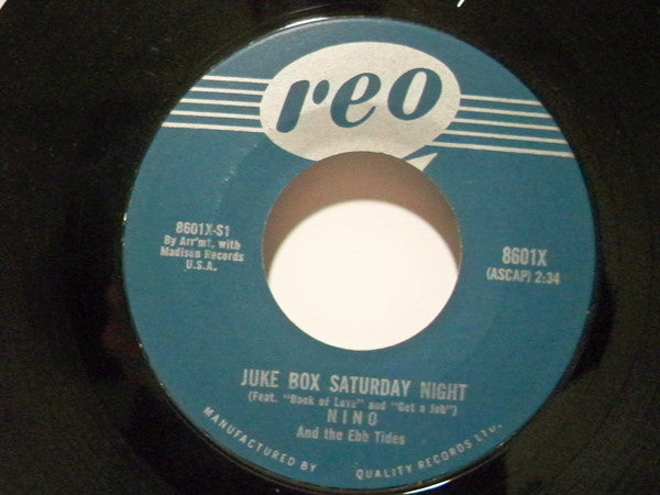 Nino And The Ebb Tides - Juke Box Saturday Night / (someday) Ill Fall In Love (45-Tours Usagé)