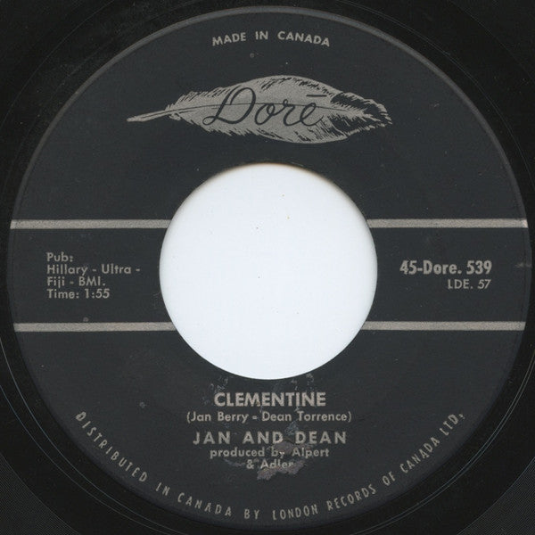 Jan And Dean - Clementine (45-Tours Usagé)