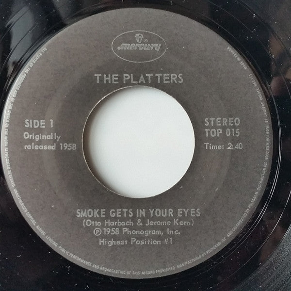 The Platters - Smoke Gets In Your Eyes (45-Tours Usagé)