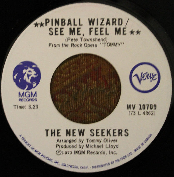 The New Seekers - Pinball Wizard/see Me Feel Me (45-Tours Usagé)