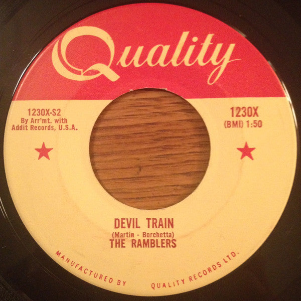 The Ramblers (14) - Devil Train / Rambling (45-Tours Usagé)