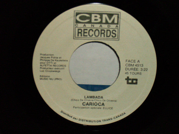 Carioca (2) - Lambada (45-Tours Usagé)