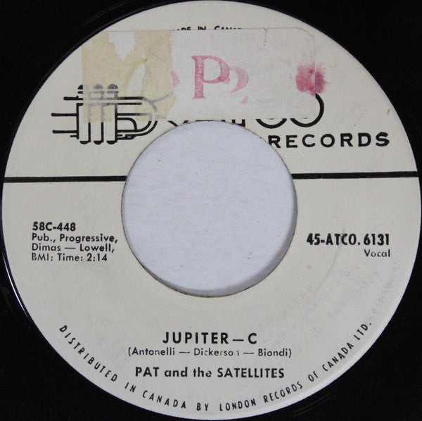 Pat And The Satellites - Jupiter-c (45-Tours Usagé)