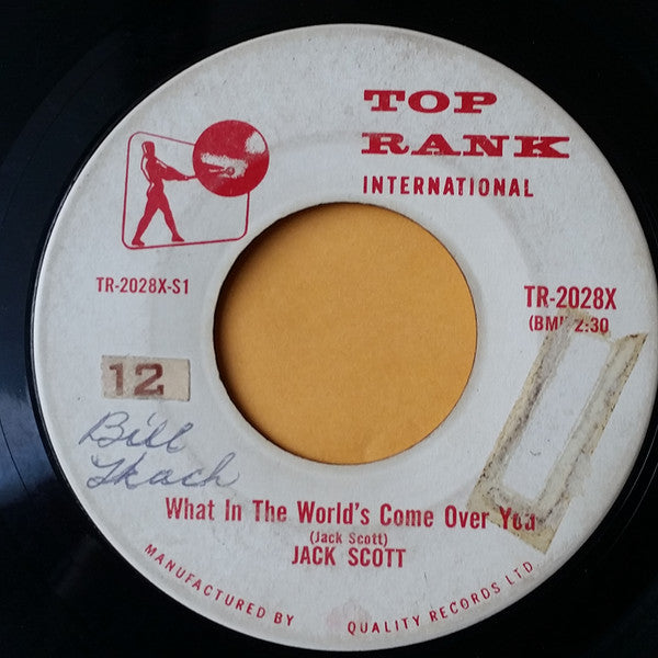 Jack Scott - What In The Worlds Come Over You / Baby Baby (45-Tours Usagé)