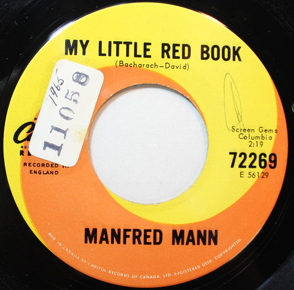 Manfred Mann - My Little Red Book / Dashing Away With The Smoothing Iron (45-Tours Usagé)