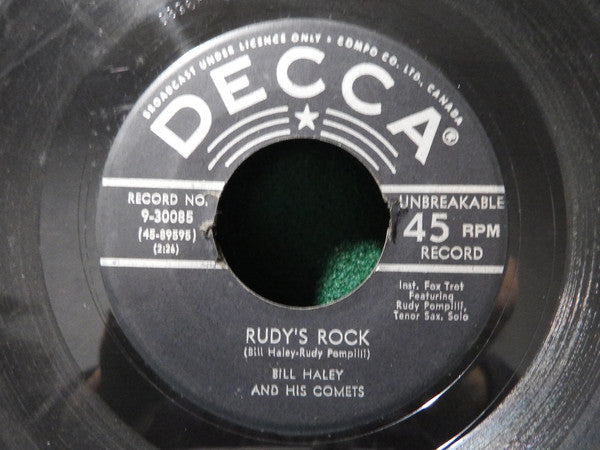 Bill Haley And His Comets - Rudys Rock / Blue Comet Blues (45-Tours Usagé)