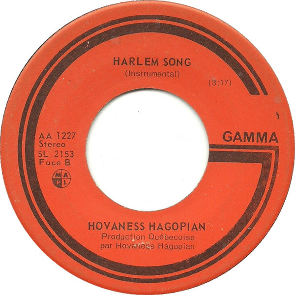 Fady Elkoury / Hovaness Hagopian - Harlem Song (45-Tours Usagé)