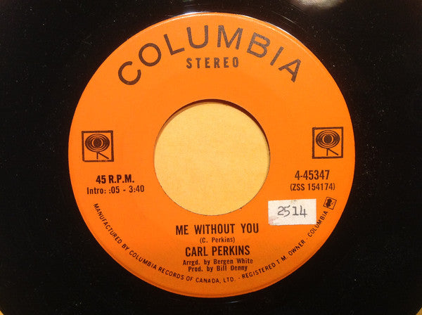 Carl Perkins - Me Without You (45-Tours Usagé)