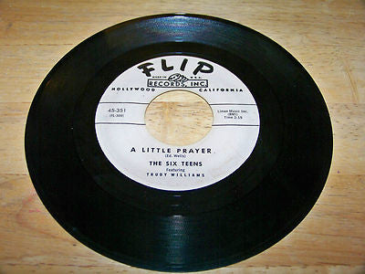 The Six Teens - A Little Prayer (45-Tours Usagé)