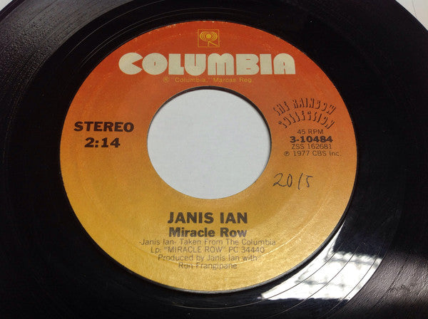 Janis Ian - Miracle Row / Take To The Sky (45-Tours Usagé)