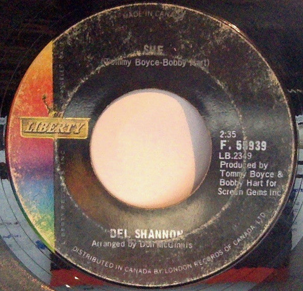 Del Shannon - She (45-Tours Usagé)