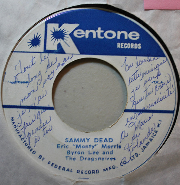 Eric "monty" Morris - Sammy Dead / Say Bye Bye (45-Tours Usagé)