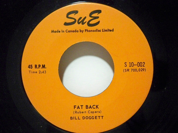 Bill Doggett - Fat Back (45-Tours Usagé)