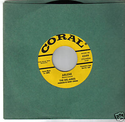 The Del-aires - Im Your Baby / Arlene (45-Tours Usagé)