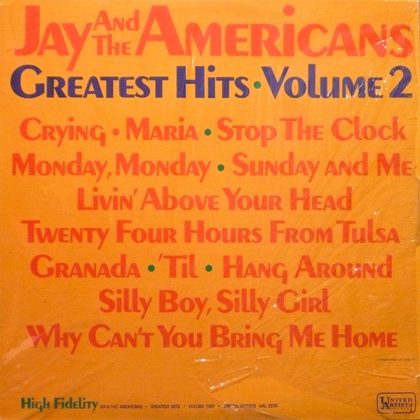 Jay and the Americans - Greatest Hits Volume 2 (Vinyle Usagé)