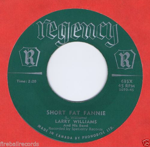 Larry Williams (3) - Short Fat Fannie / High School Dance (45-Tours Usagé)
