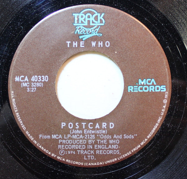 The Who - Postcard (45-Tours Usagé)