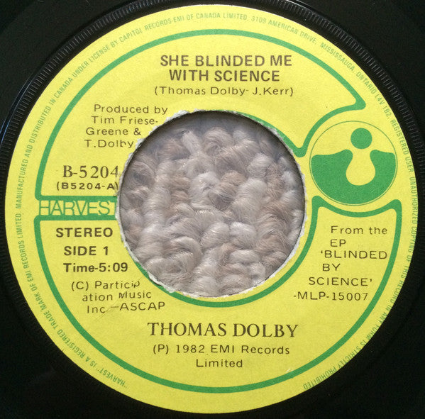 Thomas Dolby - She Blinded Me With Science (45-Tours Usagé)