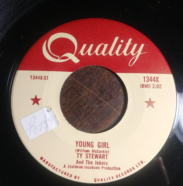 Ty Stewart And The Jokers - Young Girl (45-Tours Usagé)