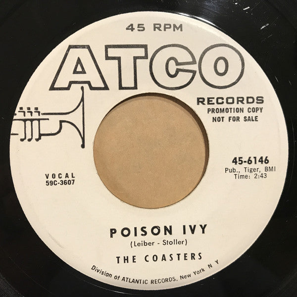 The Coasters - Poison Ivy / Im A Hog For You (45-Tours Usagé)