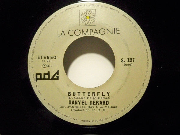 Danyel Gerard - Butterfly / Le Petit Ours En Pluche (45-Tours Usagé)