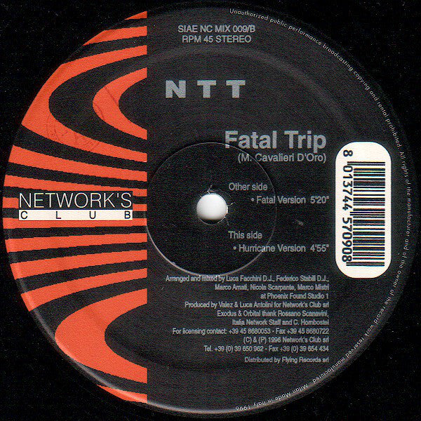 Ntt (3) - Fatal Trip (Vinyle Usagé)