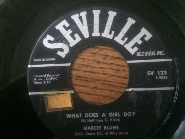 Marcie Blane - What Does A Girl Do? (45-Tours Usagé)