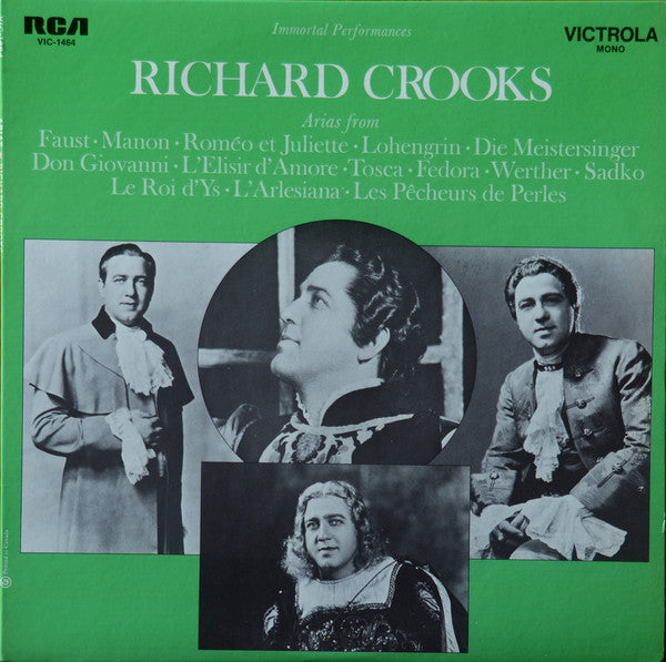Richard Crooks (2) - Arias From / Faust  (Vinyle Usagé)