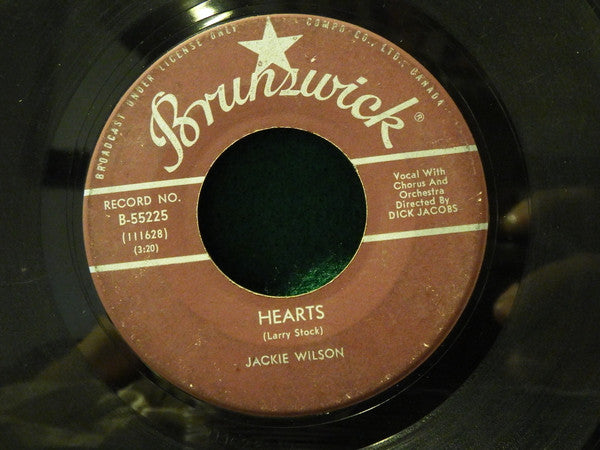 Jackie Wilson - Hearts (45-Tours Usagé)