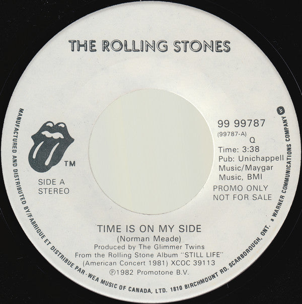 The Rolling Stones - Time Is On My Side (45-Tours Usagé)