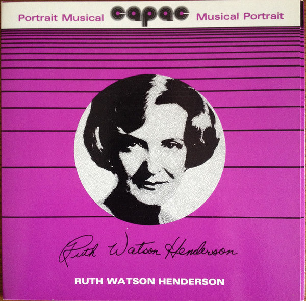 Ruth Watson Henderson - Portrait Musical Capac (45-Tours Usagé)