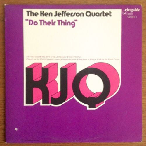 Ken Jefferson - The Ken Jefferson Quartet Do Their Thing (Vinyle Usagé)