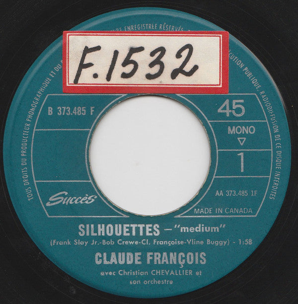 Claude Francois - Silhouettes (45-Tours Usagé)