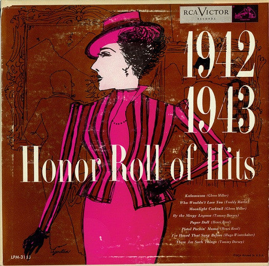 Various - Honor Roll Of Hits 1942 1943 (Vinyle Usagé)