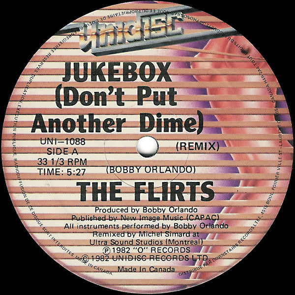 Flirts - Jukebox (Dont Put Another Dime) (Vinyle Usagé)