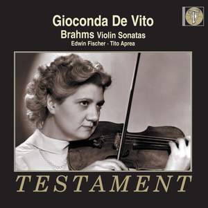 Giocanda De Vito - Brahms Violin Sonatas No 1 and 3 (Vinyle Neuf)